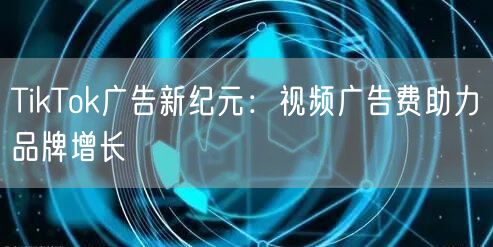 TikTok广告新纪元:视频广告费助力品牌增长