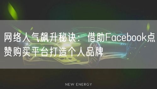 网络人气飙升秘诀：借助Facebook点赞购买平台打造个人品牌