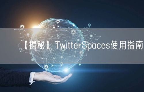 【揭秘】TwitterSpaces使用指南