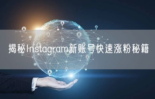 揭秘Instagram新账号快速涨粉秘籍