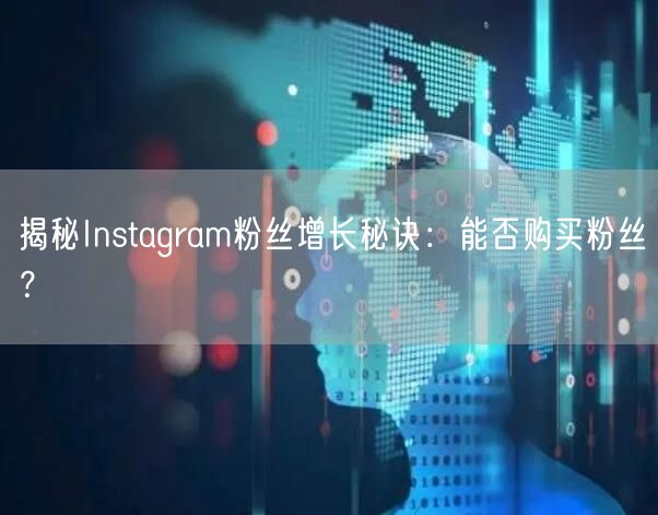 揭秘Instagram粉丝增长秘诀:能否购买粉丝?