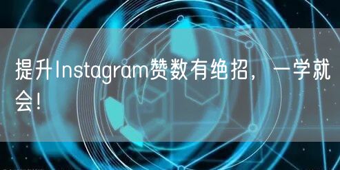 提升Instagram赞数有绝招，一学就会！