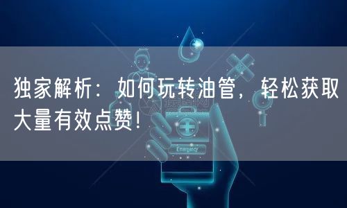 独家解析:如何玩转油管,轻松获取大量有效点赞!