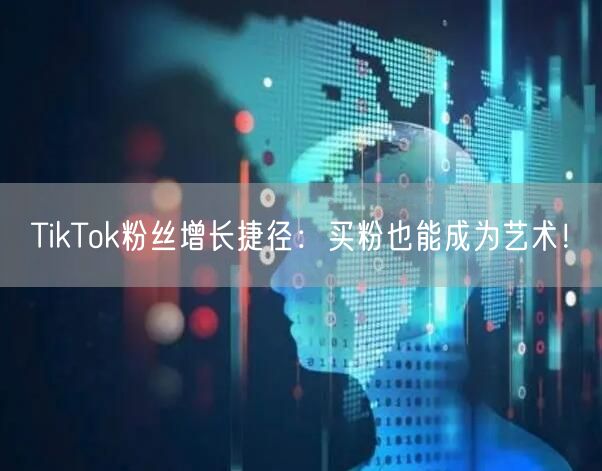 TikTok粉丝增长捷径：买粉也能成为艺术！